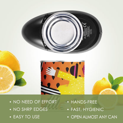 Fast Automatic Can Opener for Seniors, Fits All Can Sizes, Safe Smooth - Edge, Battery - Powered & Hands - Free, Automatic Can Opener Hands FreeI Deal for Seniors with Arthritis, Weak Hands & Kids