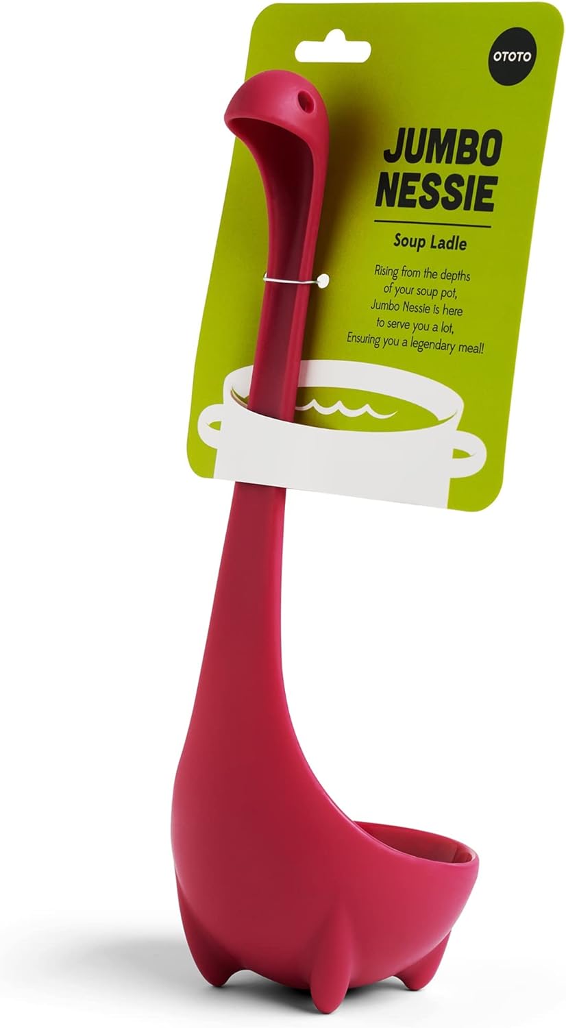 OTOTO The Original Nessie Ladle - Soup Ladle, Cute Gifts, Funny Kitchen Gadgets, Loch Ness design, Cooking Gifts for Mom - Cute and Practical Kitchen Utensils - Unique Gifts for Women