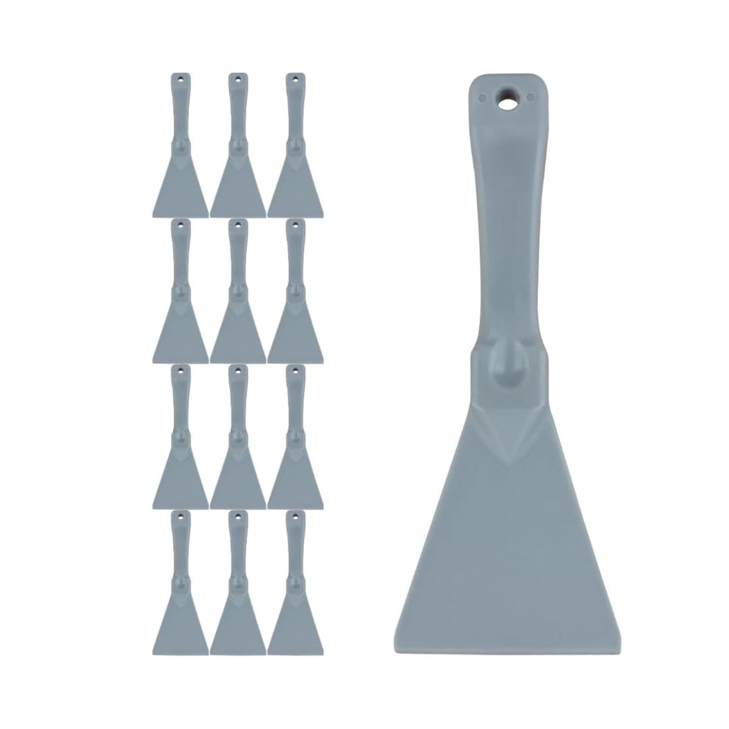 SPARTA Polypropylene Scraper Tool Food Safe Scraper for Removing Caked-On Residue in Commercial Kitchens, Plastic, 7.82 x 3 Inches, White