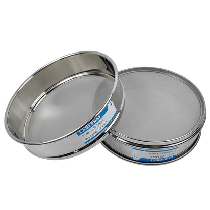 50 Mesh Lab Sieves 8" Diameter 304 Stainless Steel Wire Cloth Test Sieve for Industrial Laboratory Home