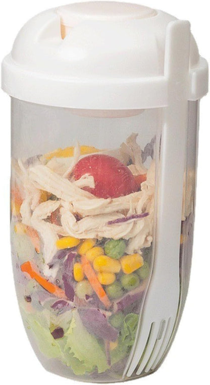 Fresh Salad Cup Salad Dressing Container to Go Salad Meal Shaker Salad Dressing Holder for Lunch Green, salad dressing shaker