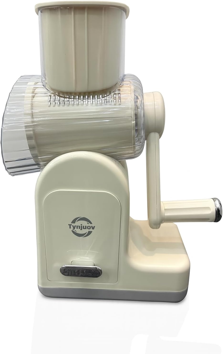Creamy White Cheese Grater Hand Crank, Rotary Cheese Shredder & Vegetable Chopper, Kitchen Gadgets Multi-Function Graters for Kitchen