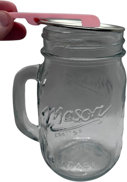 Canning and Mason Jar Opener, Easy Release Vacuum Seal for all lids magnetic (Black)