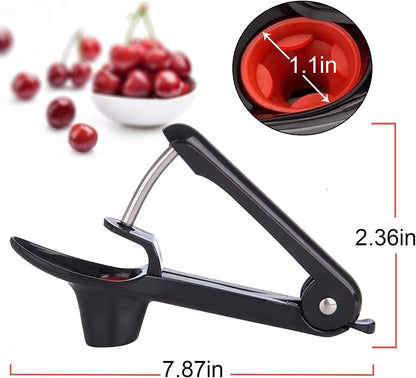 Cherry Pitter Tool Pit Remover, Multiple Cherry Seed Remover, 7 Holes Cherry Stoner Pitter Quick Release, Multiple Cherry Pit Remover Cherries Jam
