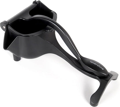 Lemon Sqeeuzer Handheld Manual Juicer - Citrus Press Squeezer for Fresh Orange, Lemon, Lime, Pomegranate Juice - Durable Heavy Duty Aluminum Alloy Lemon Squeezer in Stylish Matte Black