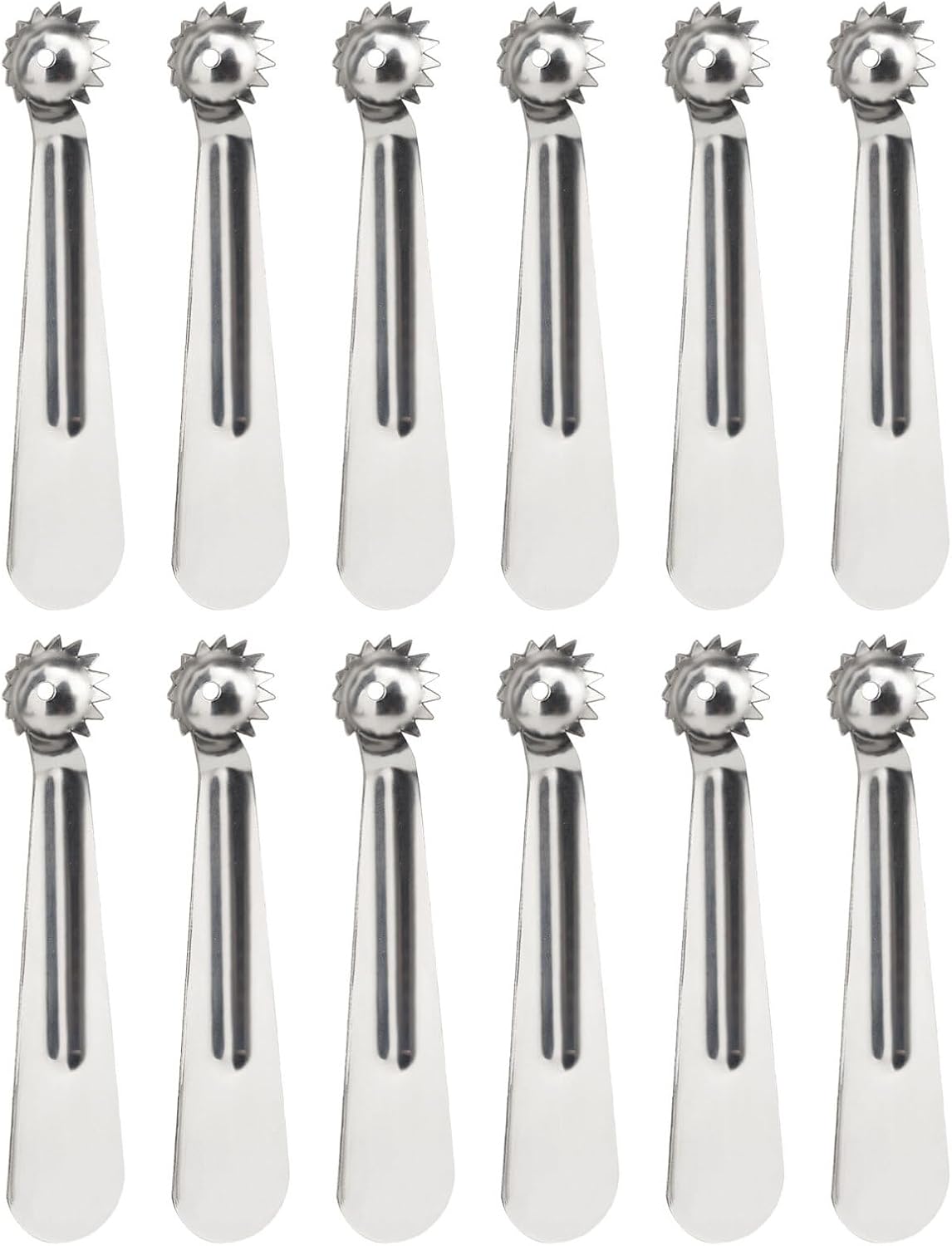 DOITOOL 12pcs Stainless Steel Fruit Corer Set with Strawberry Huller and Tomato Stem Remover for Vegetable and Fruit Prep, Pineapple Eye Remover Kitchen Tool for Salad and Cooking