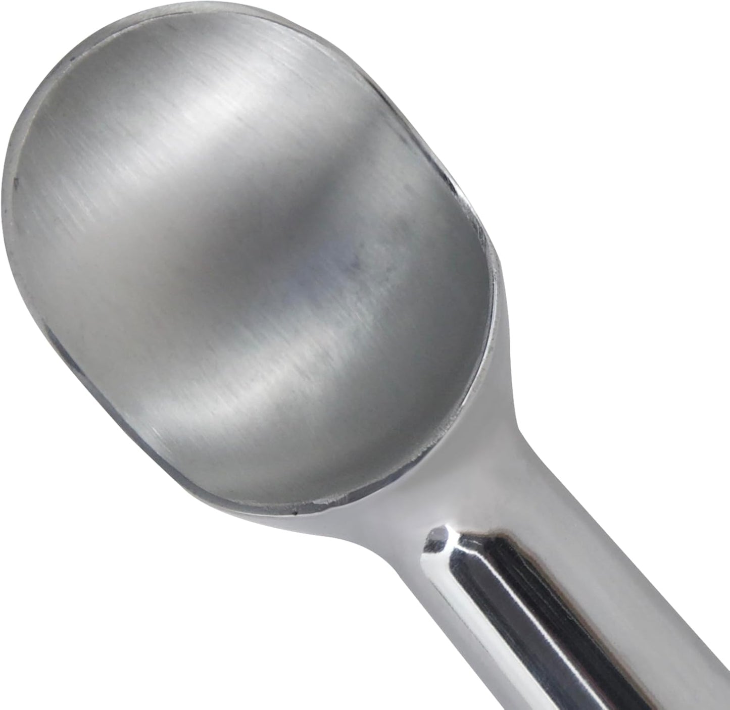 Zeroll, Size 10, in Silver 1010 Original Ice Cream Unique Liquid Filled Heat Conductive Handle Simple One Piece Aluminum Design Easy Release 20 Scoops per, 4-Ounce