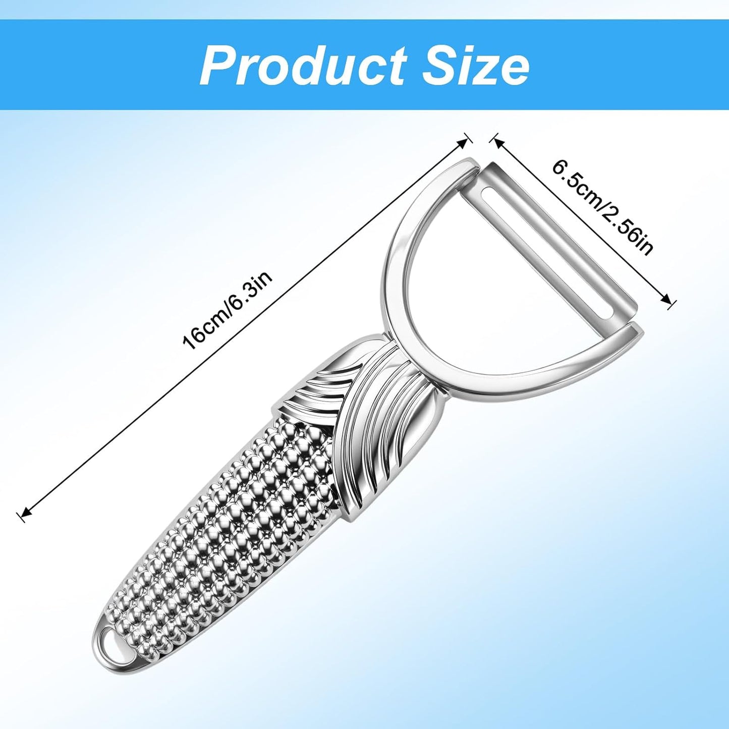 Vegetable Peeler - Stainless Steel Swivel Blade Fruit Peeler - Ergonomic Non-Slip Handle Veggie Peelers for Fruits And Vegetables