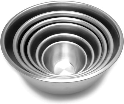 Fox Run Stainless Steel Mixing Bowl, 10.75 Quart Capacity Large Metal Bowl