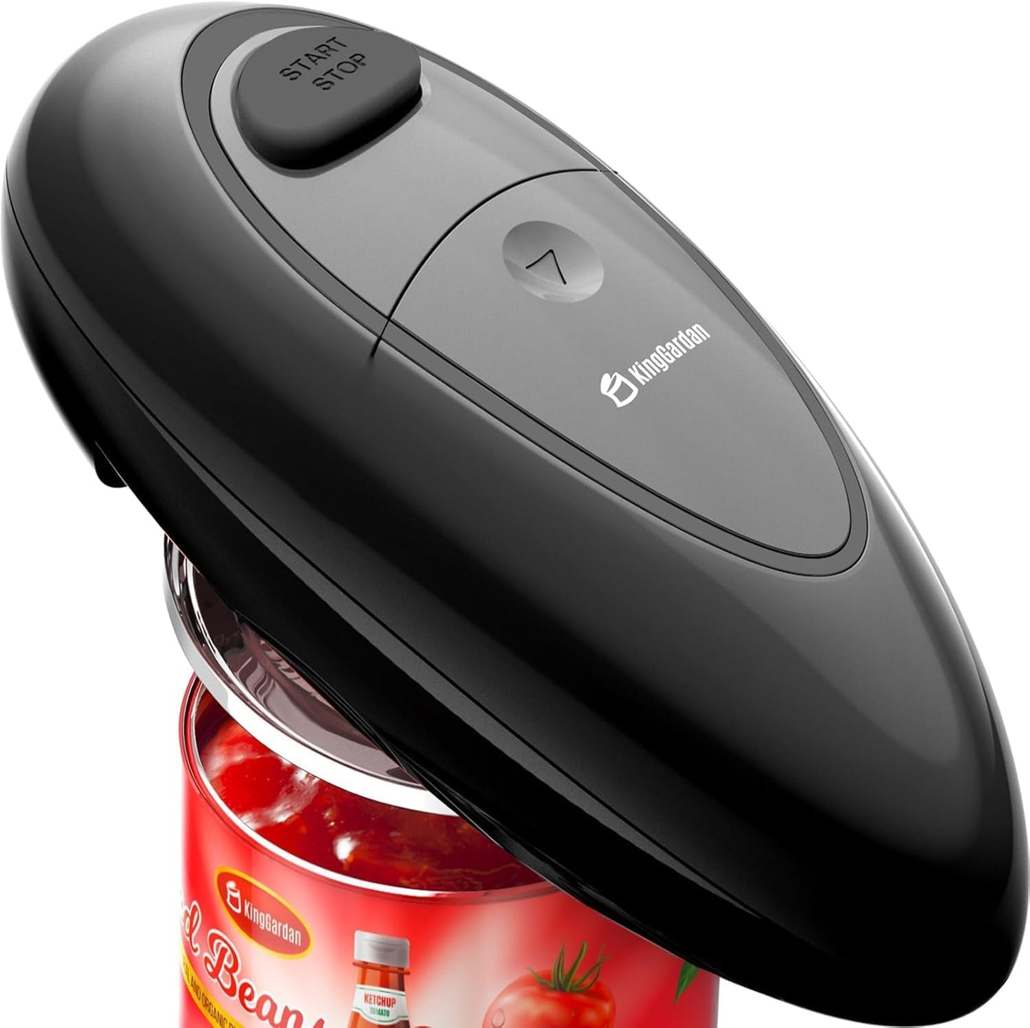 Auto Electric Can Opener, Fast & Efficient Automatic Hands-Free Can Opener, Easy to Use, Compact & Portable, Smooth Edge, Battery Operated, Easy Open for Arthritis & Seniors, Fits All Can Sizes -Black