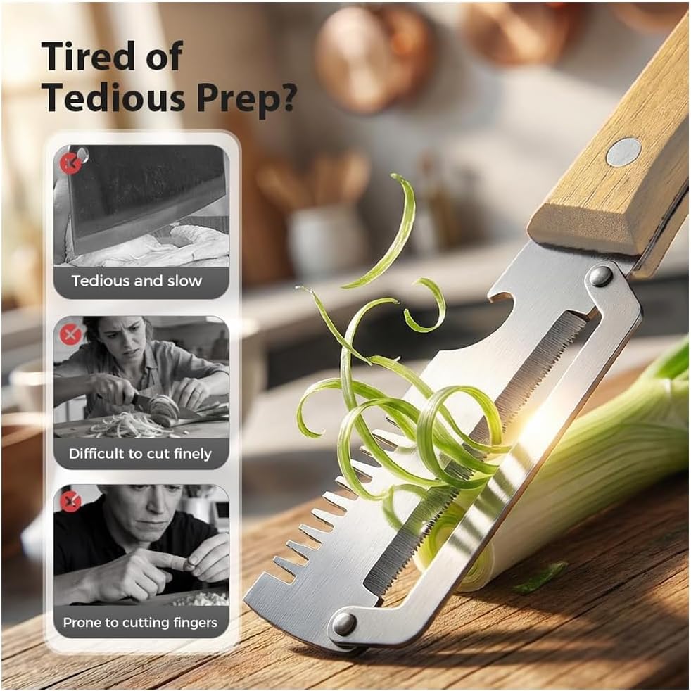 3-in-1 Upgraded Vegetable Peeler with Grater and Bottle Opener, Stainless Steel Kitchen Peeler, Zero Snag Wooden Peeler for Fruits and Vegetables
