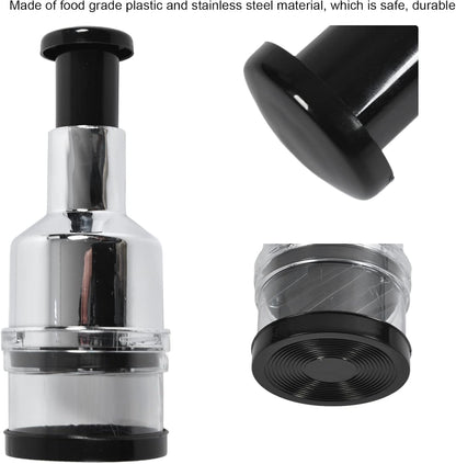 Onion Chopper Hand Vegetable Chopper Stainless Steel Manual Food Press Chopper Handheld Chopper for Kitchen
