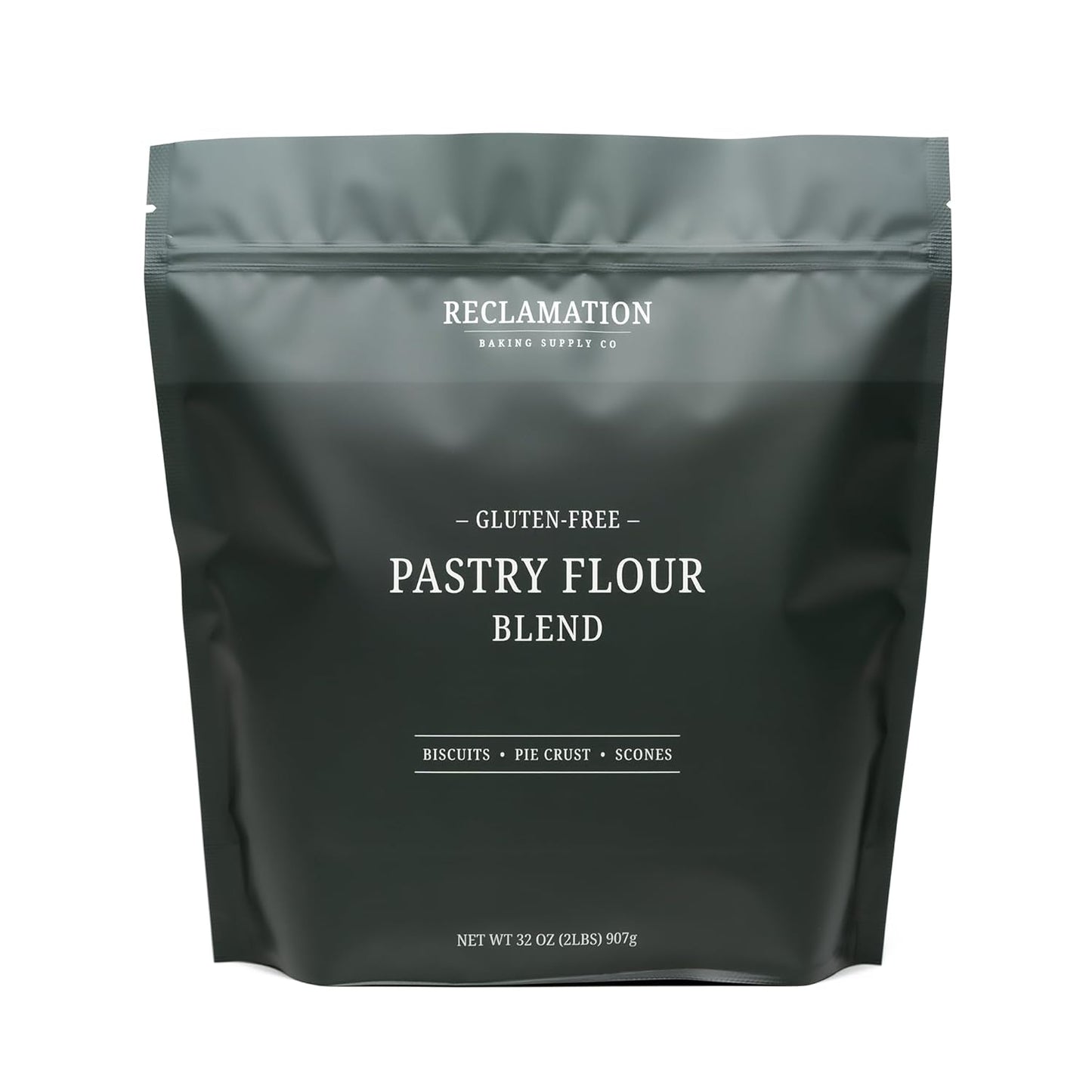 Reclamation Gluten Free Biscuit & Pastry Flour Blend 2 lb - Substitute 1:1 - Perfect for Biscuits, Scones, Pie Crust, Muffins, Quick Breads, and More - Rice Free - Made With Gluten-Free Wheat Starch