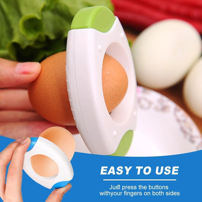 Shell Opener and Cutter - Topper Tool for Boiled Eggs - Quick Peeler for Cooked Tops, Kitchen Scissors Cracker, Separator, Blue Handheld Tool
