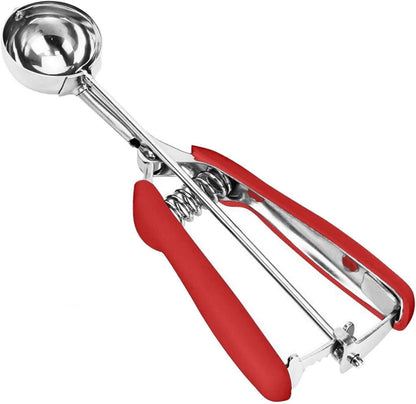 Ice Cream Scoop, 18/8 Stainless Steel Cookie Scoop, Cookie Scoops for Baking, 2 Tbsp/ 30 ml/ 1 oz Cookie Dough Scoop, Ice Cream Scooper with Trigger Release, Cookie Scooper for Baking