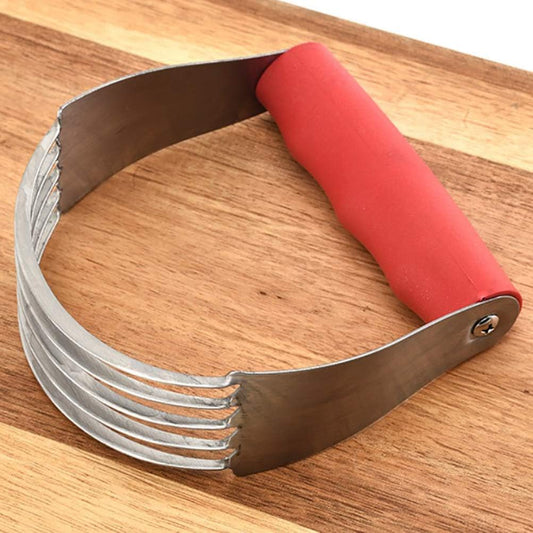 Dough Blender Pastry Cutter, Flaky Pie Crust, Dishwasher, Easy Grip Handle & Stainless Steel Blades