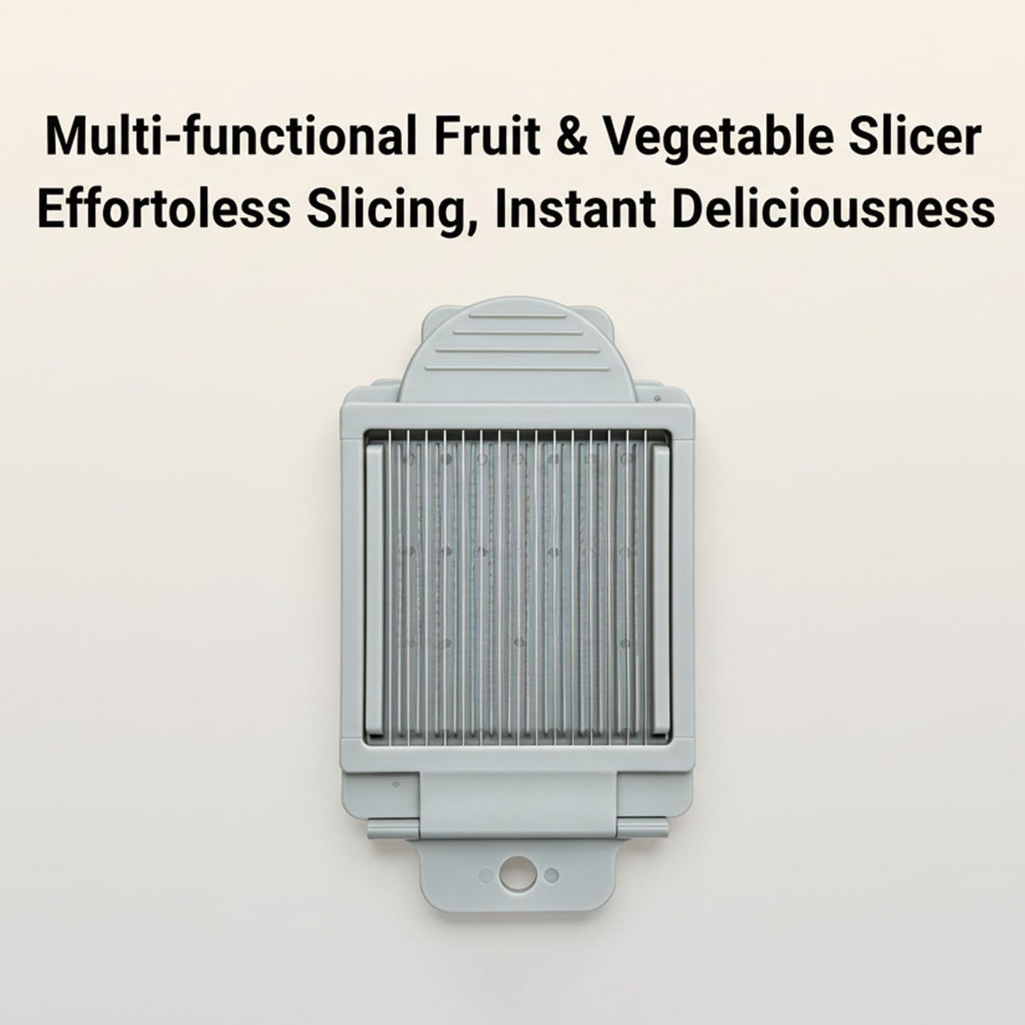 Tomato Slicer | Vegetable Slicer | Stainless Steel Tomato Slicer with 15 Sharp Blades, Time-Saving Tomato Cutter for Kitchen