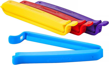 Keenpioneer Decorating/Icing Bag Sealing Clips, 60 Pack, Multipurpose for Food and Snack Storage, 3inch, 4inch and 6inch long