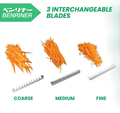 Benriner Super Slicer, with 4 Japanese Stainless Steel Blades, Beige
