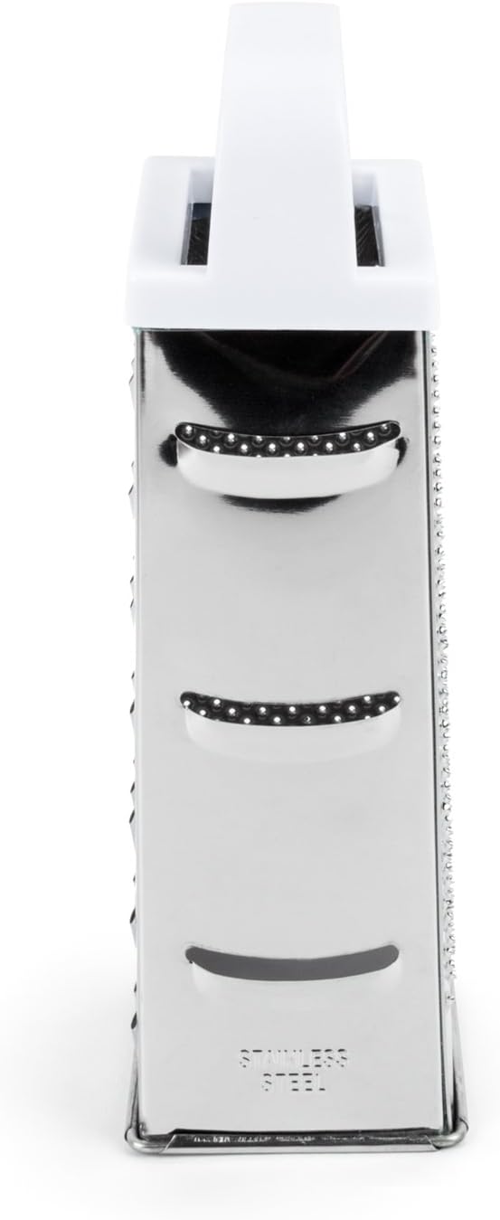 Fox Run 4-Sided Grater, Stainless Steel, 8-Inch