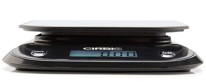 Talking Kitchen Scales - Big Numbers with Clear Loud Voice North American Accent (Black)