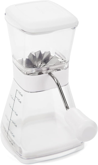 PrepWorks Nut Chopper – Manual Handheld Nut Grinder for Chopping Nuts, Seeds, and Herbs, Easy to Use, BPA-Free