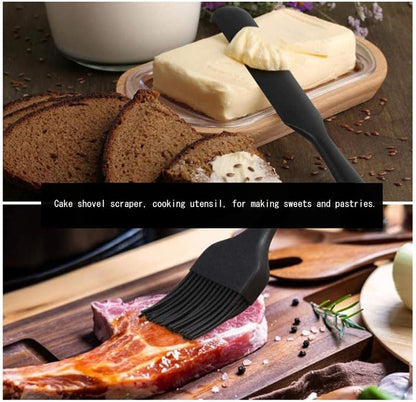 6-Piece Silicone Spatula Set | One-Piece Seamless | Heat-Resistant | Nonstick Safe (Pink)
