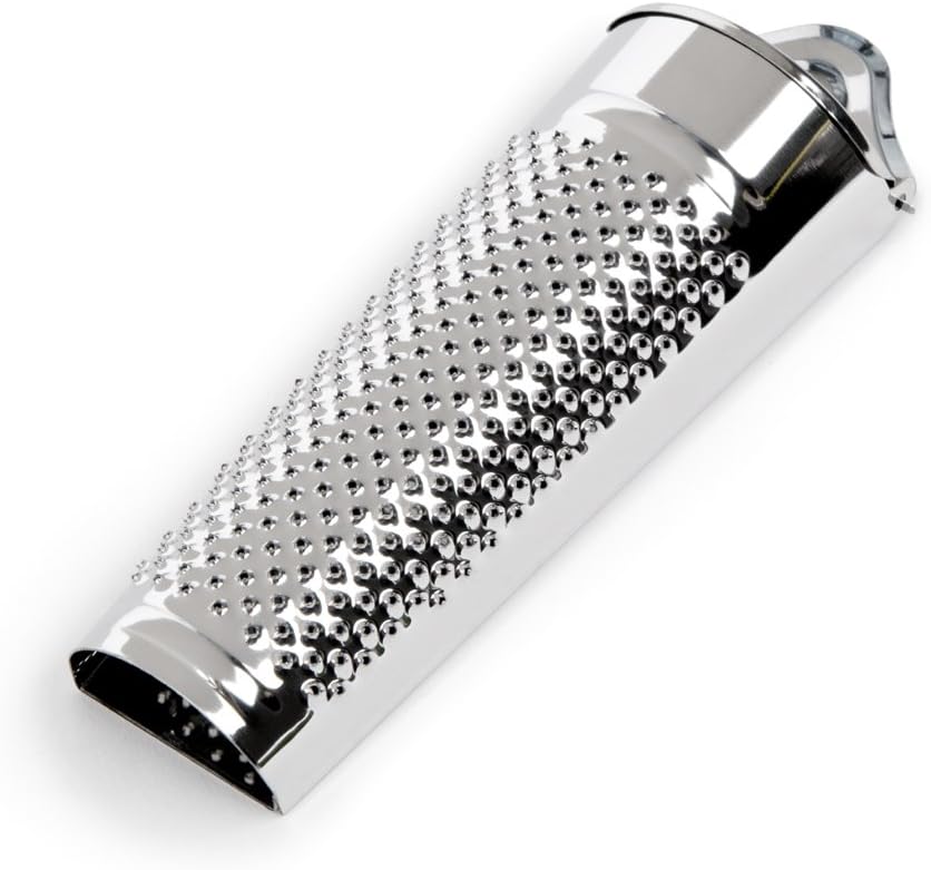 Fox Run Stainless Steel Cone Nutmeg Grater, 5.5" With Storage