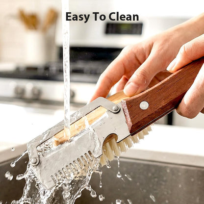 Premium Vegetable Peeler with Wooden Handle and Bottle Opener, Multi-Functional Vegetable Peeler for Kitchen, Kitchen Gadgets Tool for Fruit Pumpkin Peeling Potato Carrot Veggie Peeler (1)