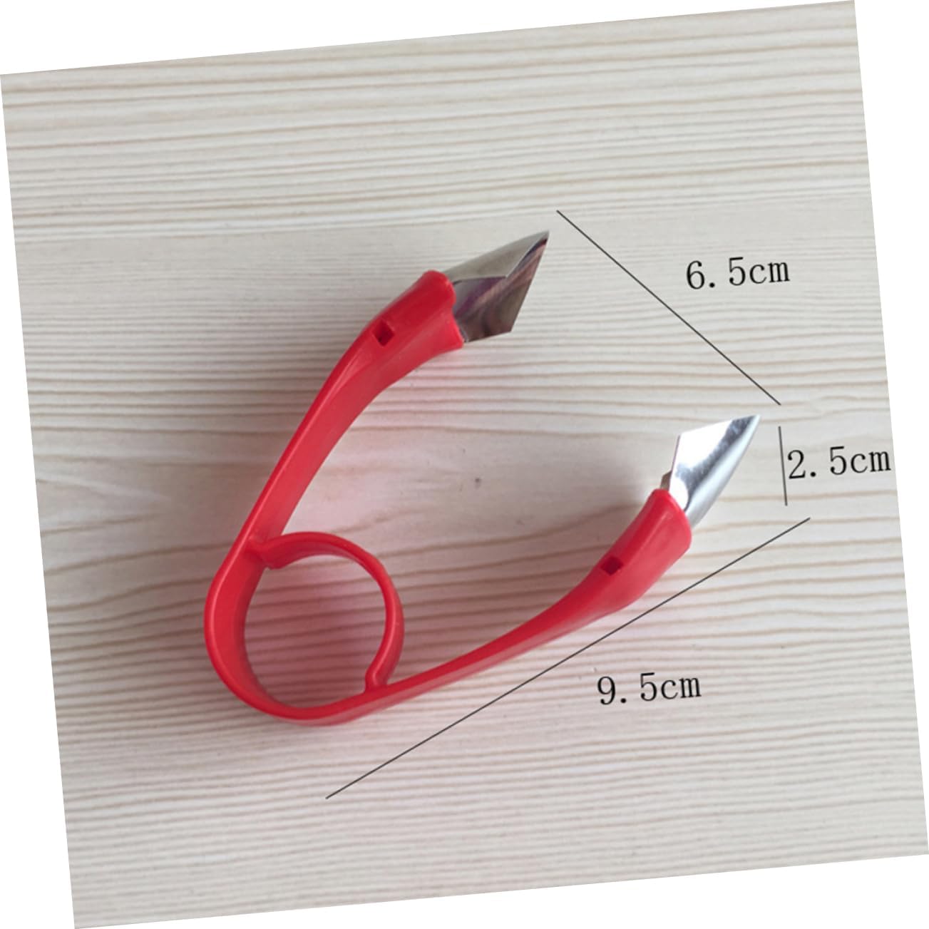 VICASKY Stainless Steel Strawberry Huller Bright Fruit Stem Remover Tool for Strawberry Tomato and Cherry Precision Kitchen Gadget for Removal