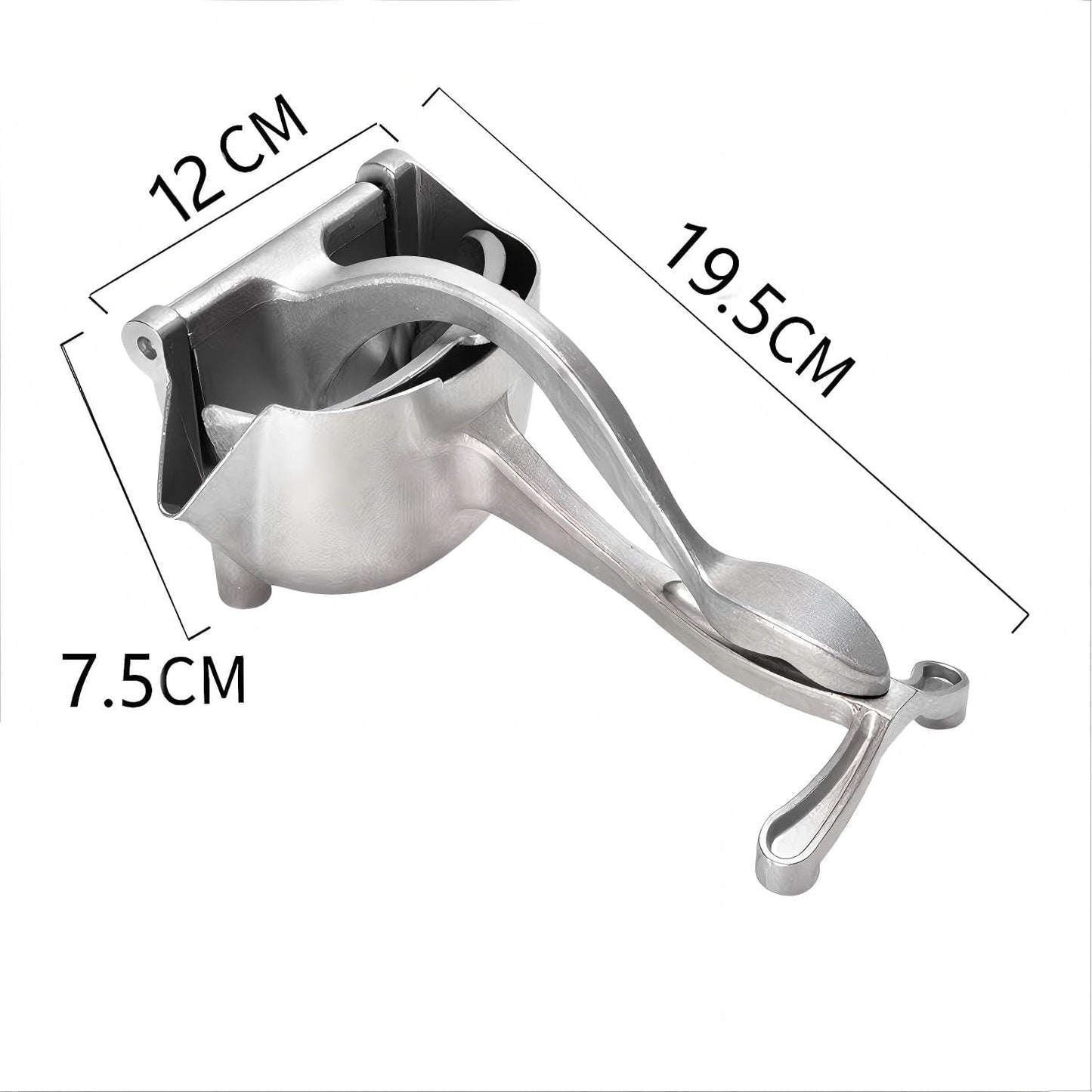 Manual Fruit Juicer Aluminum Alloy Manual Juicer Hand Press Manual Juice Extractor Machine Lemon Press Squeezer Portable Manual Juicer Orange Lemon Simple Extractor Tool