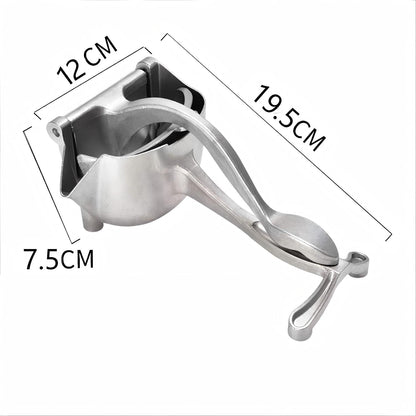 Manual Fruit Juicer Aluminum Alloy Manual Juicer Hand Press Manual Juice Extractor Machine Lemon Press Squeezer Portable Manual Juicer Orange Lemon Simple Extractor Tool