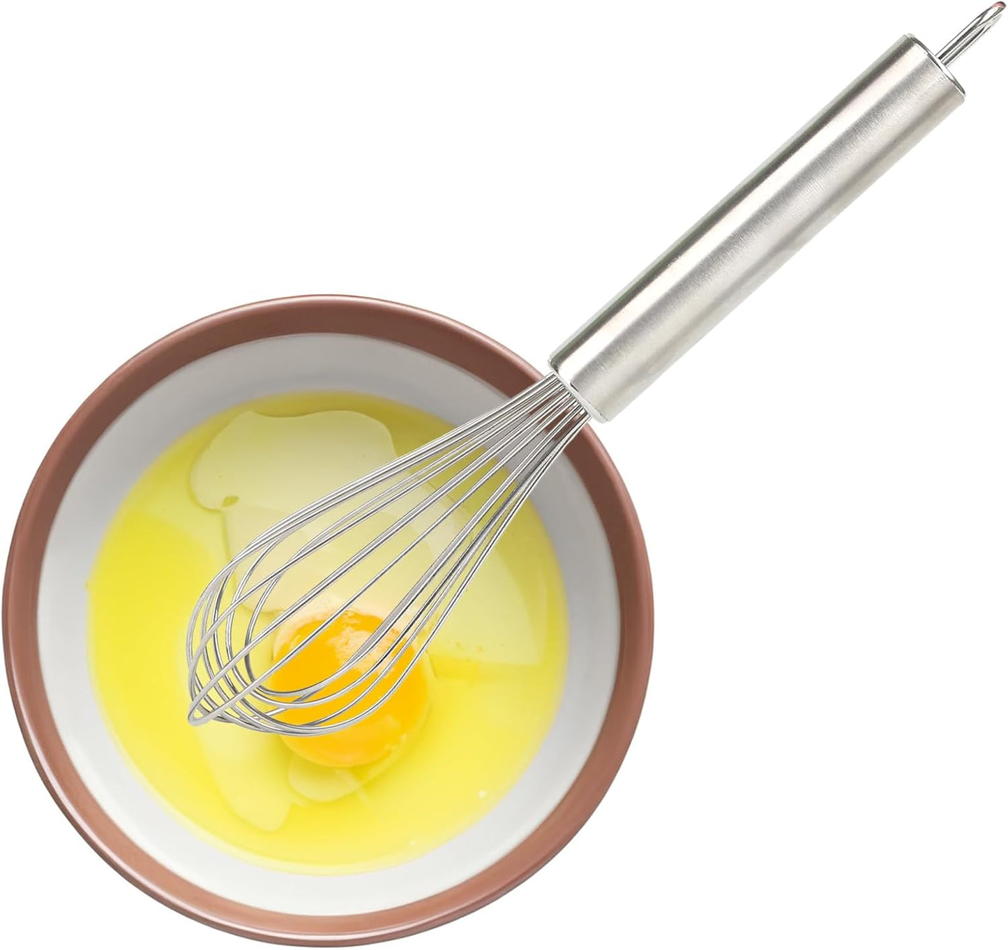 stainless steel small whisk for cheese, coffee, eggs, very handy (6 inches)