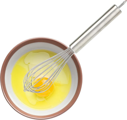 stainless steel small whisk for cheese, coffee, eggs, very handy (6 inches)
