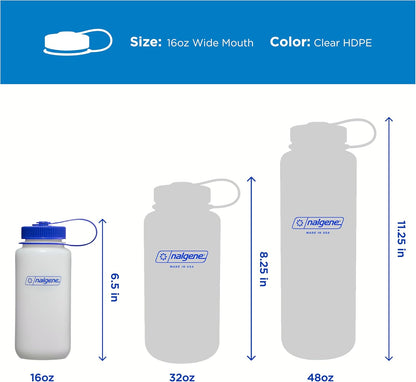 Nalgene HDPE Wide Mouth Round Container