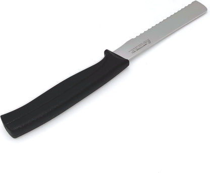 Tomato Knife, MATTSTONE HILL 5 Inch Serrated Kitchen Utility Knife, Red