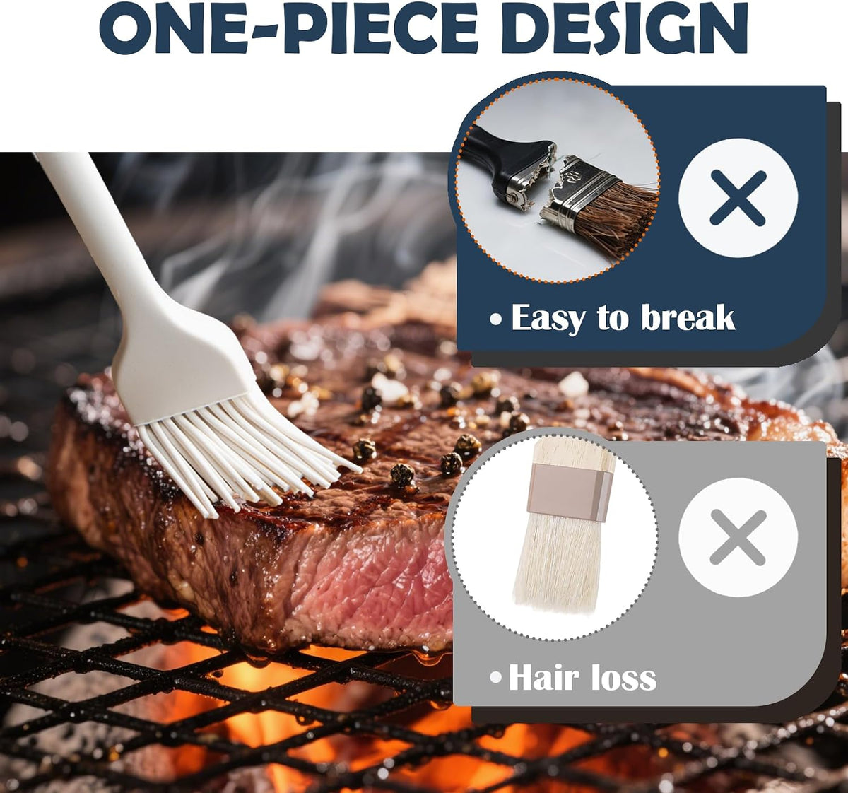 Meat Brush for Basting,Heat Resistant Silicone