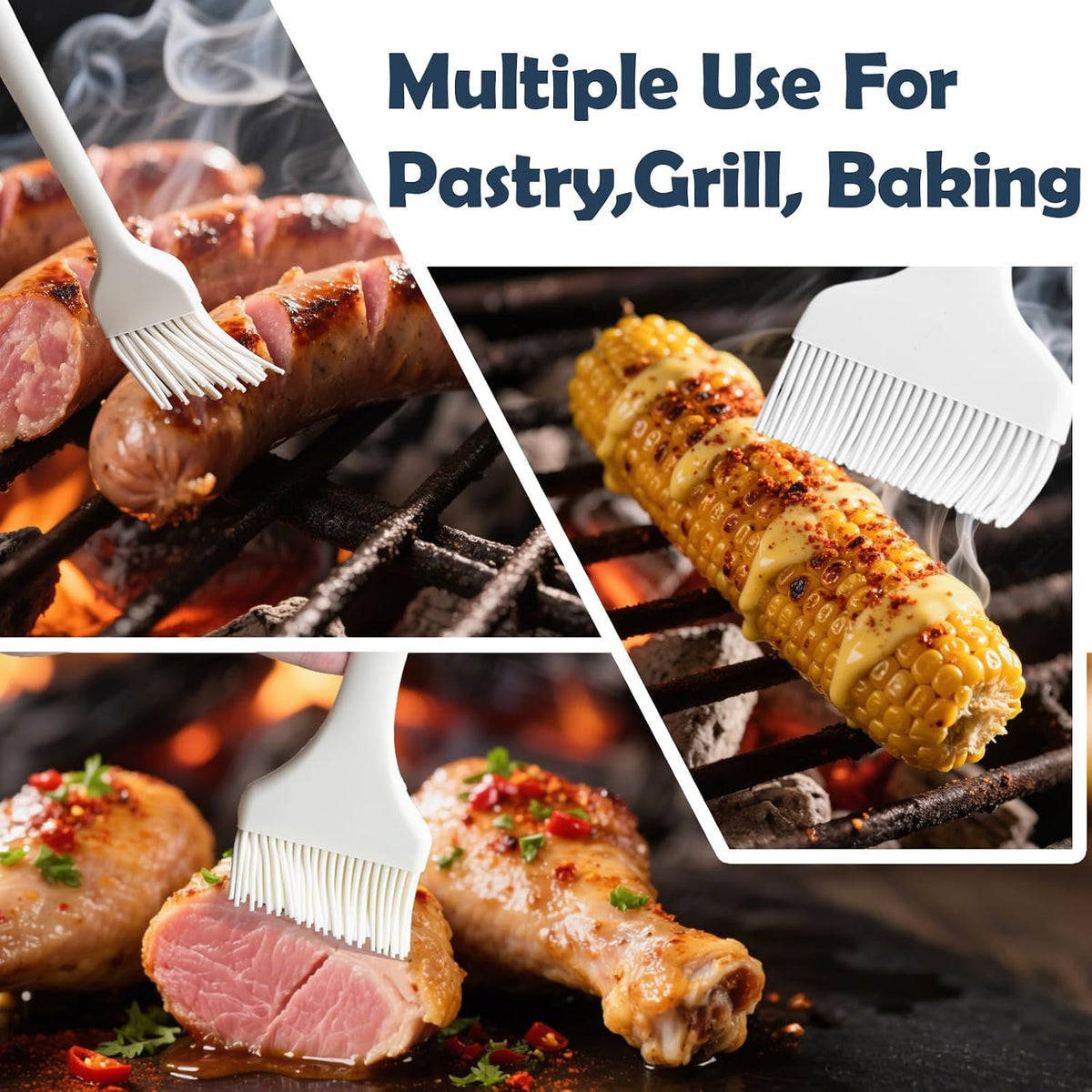 Meat Brush for Basting,Heat Resistant Silicone