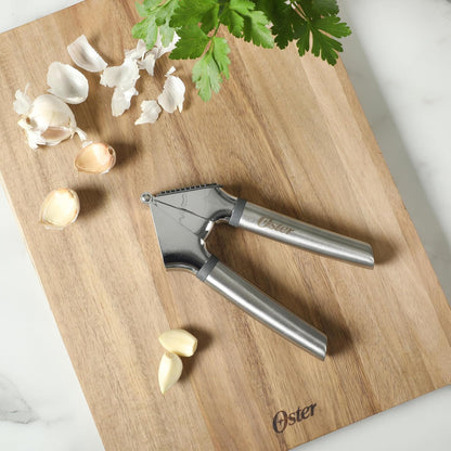 Chadswyck 7.7” Garlic Press, Stainless Steel Garlic Mincer & Crusher, Easy Squeeze, Dishwasher Safe