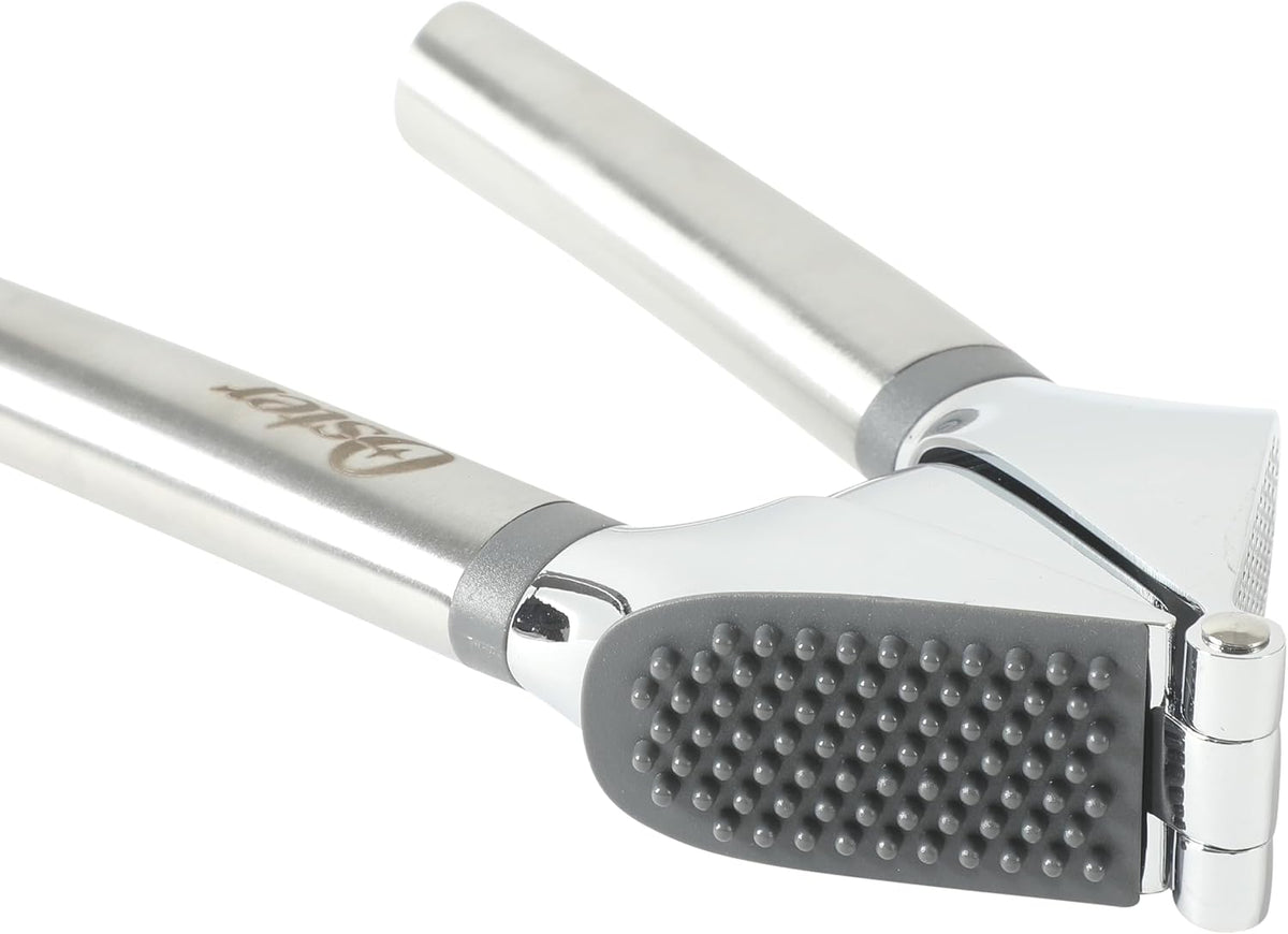 Chadswyck 7.7” Garlic Press, Stainless Steel Garlic Mincer & Crusher, Easy Squeeze, Dishwasher Safe