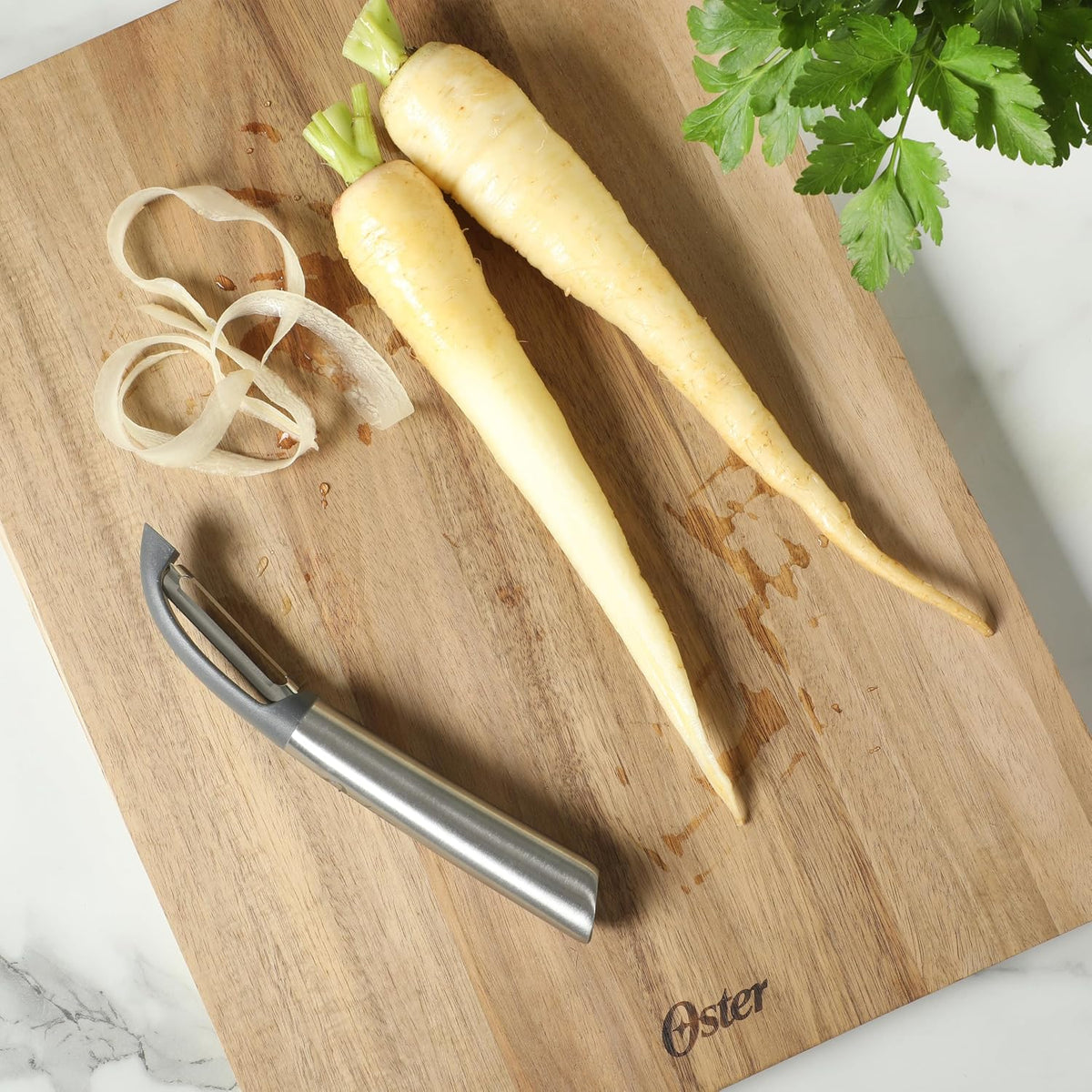 Chadswyck 7.7” Garlic Press, Stainless Steel Garlic Mincer & Crusher, Easy Squeeze, Dishwasher Safe