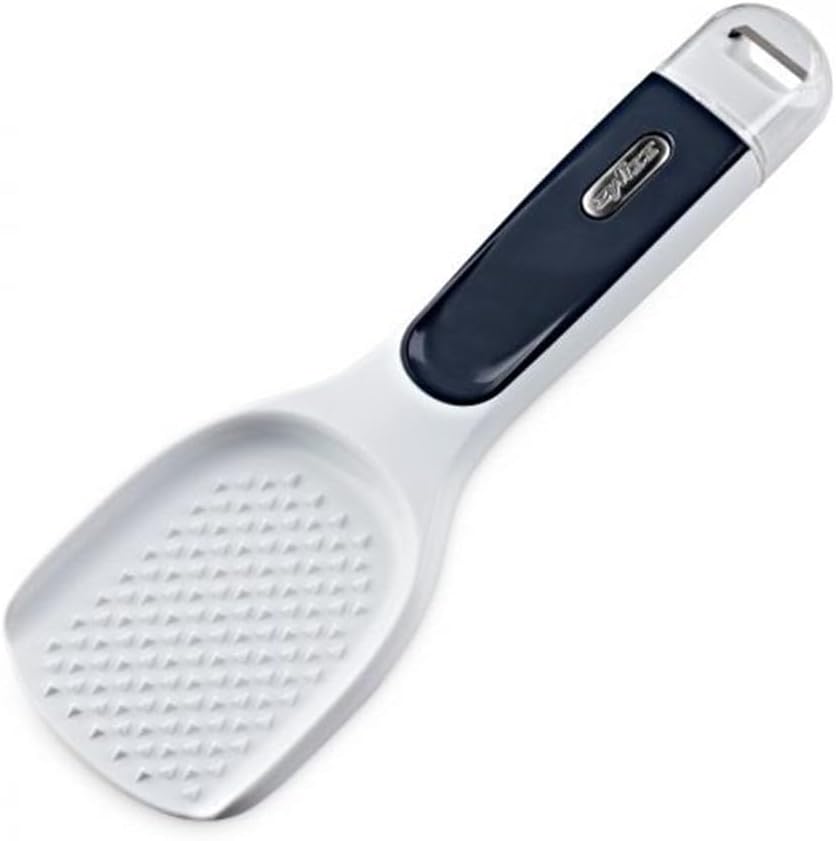 All Cheese Acid Etched Rotary Grater with Fine and Coarse Drums, 1-Pack, White