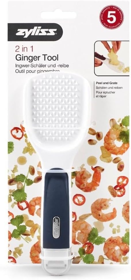 All Cheese Acid Etched Rotary Grater with Fine and Coarse Drums, 1-Pack, White
