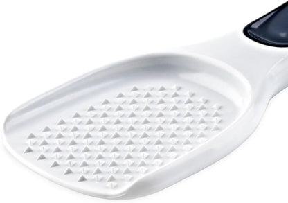 All Cheese Acid Etched Rotary Grater with Fine and Coarse Drums, 1-Pack, White