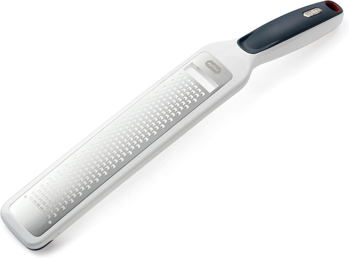 All Cheese Acid Etched Rotary Grater with Fine and Coarse Drums, 1-Pack, White