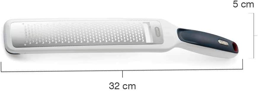 All Cheese Acid Etched Rotary Grater with Fine and Coarse Drums, 1-Pack, White