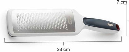 All Cheese Acid Etched Rotary Grater with Fine and Coarse Drums, 1-Pack, White