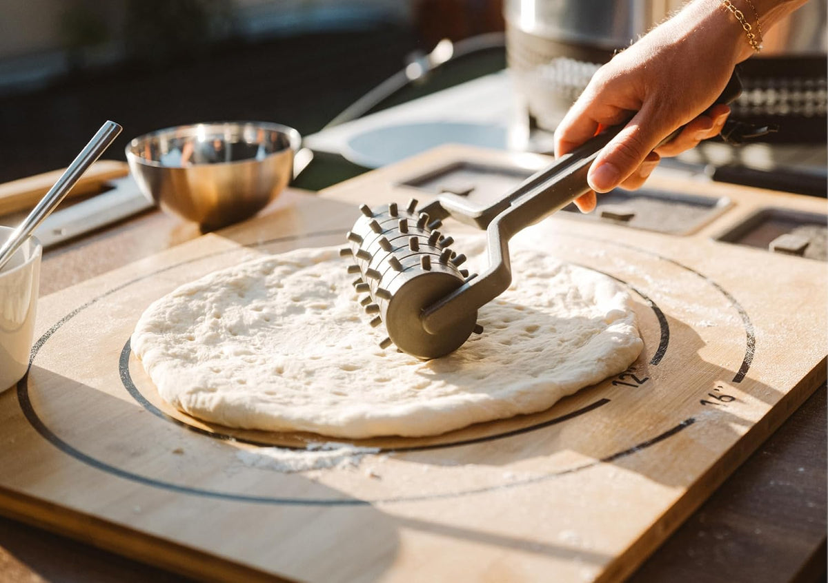 Pi Pizza Docker | Prevents Air Bubbles & Creates a Uniform Crust for Even Cooking, Achieve Perfect Crust Every Time, Essential Pizza Tool, Polypropylene