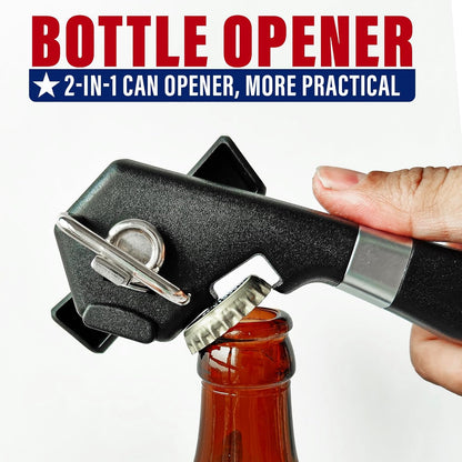 Safe Can opener Manual hand held, Side Cut tin Smooth Edge can opener for Seniors