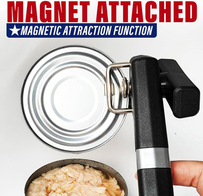 Safe Can opener Manual hand held, Side Cut tin Smooth Edge can opener for Seniors